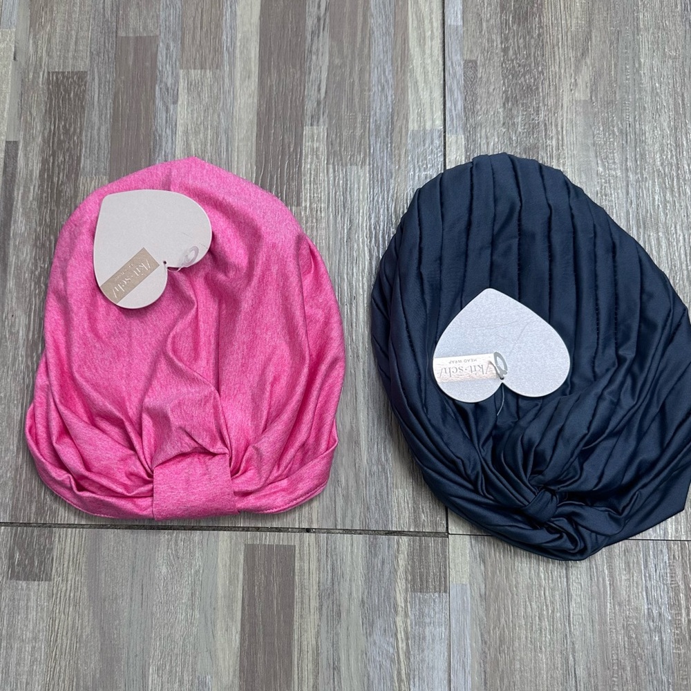 Kitsch Heather Pink Knot & Gray Head Wrap Bundle